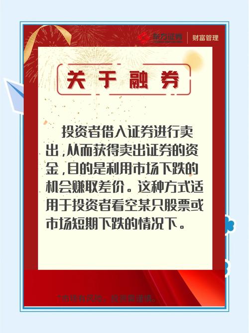 金融市场中融券业务与资金管理，投资者需重点关注
