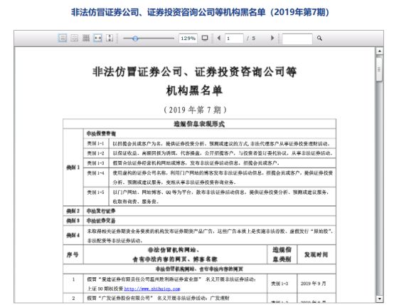 配资炒股门户 警惕非法荐股套路！中证协公布132家仿冒机构黑名单，投资者切勿轻信内幕消息
