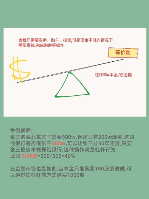 金融杠杆作用及个人机构投资中的杠杆炒股示例介绍